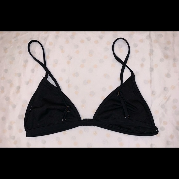Black triangle bikini top - Picture 2 of 2